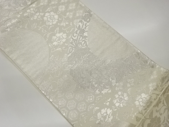 JAPANESE FUKURO OBI / WOVEN CLASSICAL PATTERN